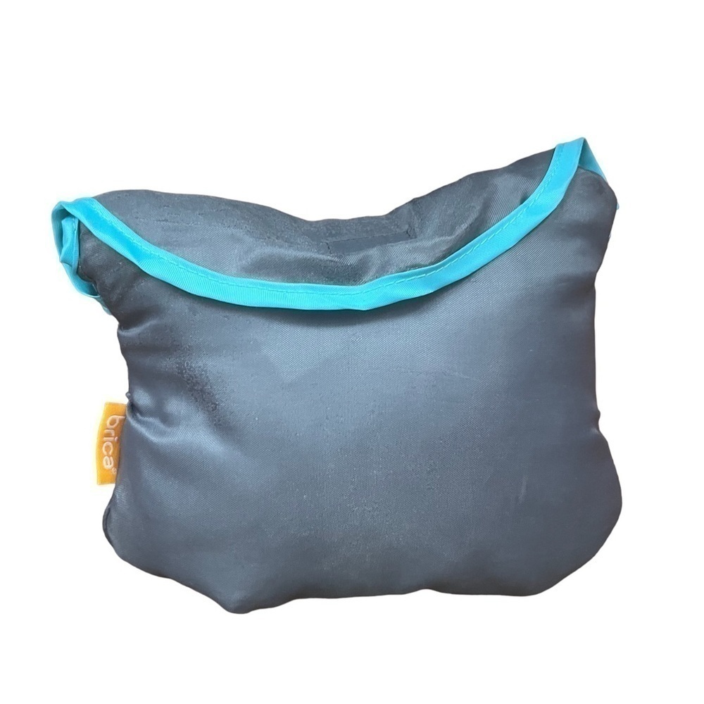 Brica Infant Toddler Shopping Cart Cover Seat Cover Blue Gray Lightweight